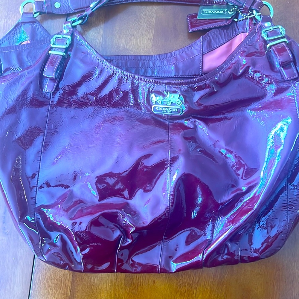 Beautiful Coach bag!  Bought brand new love the bag just too many bags!